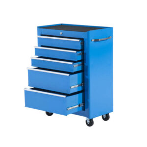 Τροχήλατος Εργαλειοφορέας με 5 Συρτάρια 61.5 x 33 x 82.5 cm Χρώματος Μπλε HOMCOM B20-004BU - Image 4