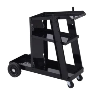 Καρότσι Μεταφοράς Ηλεκτροκόλλησης με 3 Ράφια 71 x 39 x 70 cm DURHAND B20-070BK - Image 8