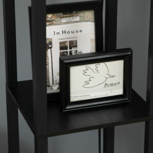 Φωτιστικό δαπέδου HOMCOM Κολώνα από MDF και Πλαστικό με 2 Ράφια, για Σαλόνι, Μελέτη και Υπνοδωμάτιο, 26x26x156 cm B31-321V90 - Image 7