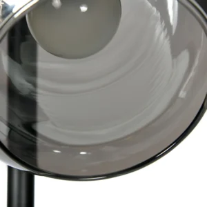 HOMCOM Μεταλλικό Φωτιστικό δαπέδου δέντρου με 3 γυάλινα αμπαζούρ, Ø36x162 cm, Μαύρο και Γκρι B31-464V90BK - Image 6