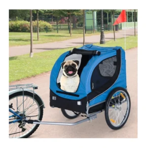 Αναδιπλούμενο Τρέιλερ Ποδηλάτου για Κατοικίδια 130 x 73 x 90 cm PawHut B4-0003-008 - Image 7