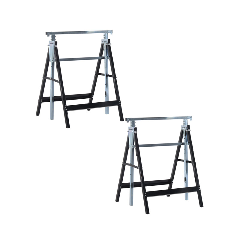 Σετ Τηλεσκοπικά Καβαλέτα Εργασίας 2 τμχ Χρώματος Μαύρο HOMCOM B40-015 Σετ Τηλεσκοπικά Καβαλέτα Εργασίας 2 τμχ Χρώματος Μαύρο HOMCOM B40-015