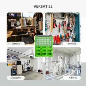 DURHAND Συρταριέρα Κουτί για αξεσουάρ Μικρά εξαρτήματα Πράσινο 38x16x47,5 cm B40-020 - Image 5