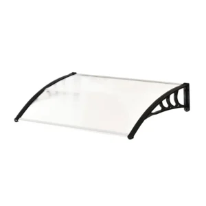 Πλαστικό Κιόσκι - Τέντα Πόρτας Εισόδου 80 x 120 x 23 cm Χρώματος Λευκό Outsunny B70-011V02WT - Image 6