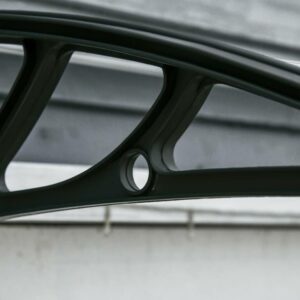 Outsunny Outdoor Shelter για Παράθυρα και Πόρτες, από Πολυκαρβονικό και Αλουμίνιο, 110x60x23cm - Διαφανές B70-058BK - Image 5