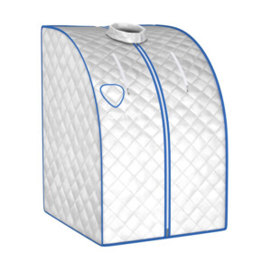 Φορητή Αναδιπλούμενη Σάουνα Ατμού με Ολόσωμη Καμπίνα 3 Lt 78 x 87 x 101 cm Χρώματος Ασημί Costway BA7985DE-SL - Image 7