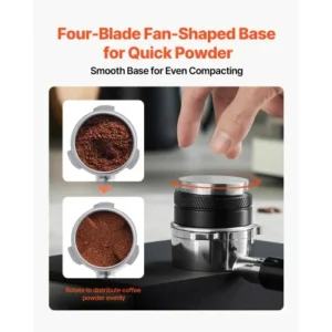 VEVOR Ρυθμιζόμενος Διανομέας Καφέ 2-σε-1 58mm για Οικιακή Χρήση Espresso BFQ58MMBXGLPNMZ0ZV0 - Image 3