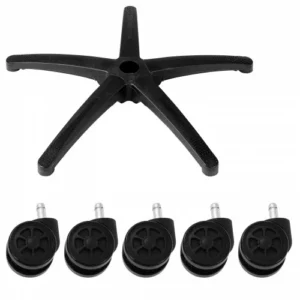 VEVOR  Περιστρεφόμενη Βάση Καρέκλας  28" Βαρέως Τύπου  με ροδάκια Μαύρη BGYDZPJ28SLDKQU9QV0 - Image 8