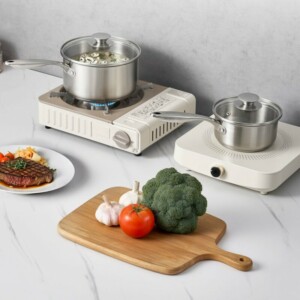 VEVOR Σετ Κατσαρολών Ανοξείδωτου Χάλυβα 3 Τεμαχίων (1QT, 2QT, 3QT) - Πολυλειτουργικές, Φούρνου & Πλυντηρίου πιάτων Ασφαλείς BXGJG123QT3JB8H68001V0 - Image 7