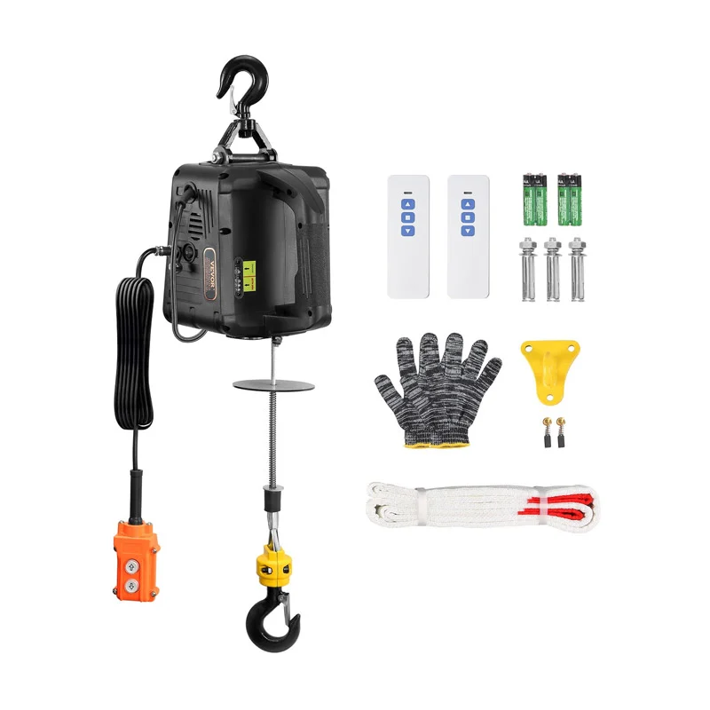 Ηλεκτρικό Χειροκίνητο/Ενσύρματο/Ασύρματο Βαρούλκο 498.95 Kg 1500 W VEVOR BXSDDHL1100BE27PCV2 Ηλεκτρικό Χειροκίνητο/Ενσύρματο/Ασύρματο Βαρούλκο 498.95 Kg 1500 W VEVOR BXSDDHL1100BE27PCV2