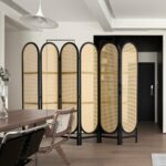 VEVOR  Διαχωριστικό 6 Πανέλων Ρατάν Καφέ  BZPFMZTB6MBYLWE3EV0 - Image 7