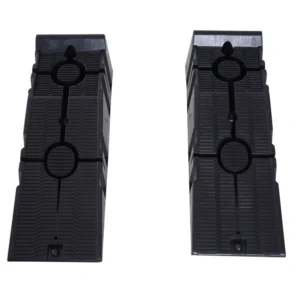 DURHAND Σετ 2 Πλαστικές Ράμπες Αυτοκινήτων με Μέγιστο Φορτίο 5 Τόνων, 91x30x21 cm, Μαύρο C20-024 - Image 5