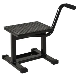 Βάση μοτοσικλετών DURHAND Steel max 150kg με λαστιχένια επιφάνεια και στρόφαλο