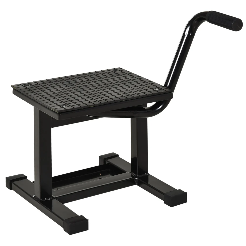 Βάση μοτοσικλετών DURHAND Steel max 150kg με λαστιχένια επιφάνεια και στρόφαλο