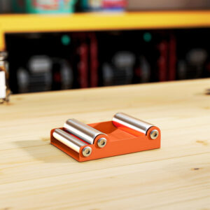 HOMCOM Αντιολισθητικός Στάντ Μοτό με 3 Ρολλά, Ατσάλι & Αλουμίνιο, 15x11.5x4 εκ., Πορτοκαλί C30-046V00OG - Image 8