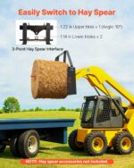 VEVOR Ισχυρά ανυψωτικά πιρούνια φορτωτή, 1814 kg, με πιρούνια 1065 mm και δέκτη 50.8 mm CCMBTZTYDAQD17JG7001V0 - Image 3