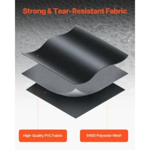 VEVOR Σάκος Οροφής Αυτοκινήτου 20 Κυβικών Ποδιών 840D PVC για Αποσκευές CDHBJX20LFYCT09VHV0 - Image 3
