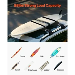 VEVOR Μαξιλάρια Σχάρας Οροφής για Μπάρες 88lbs Φορτίο για Καγιάκ Κανό Σέρφινγκ CDXLJDXHGJKHR1COVV0 - Image 3