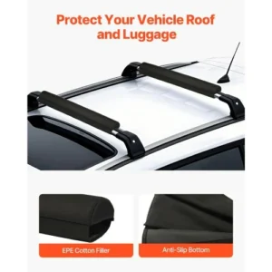 VEVOR Μαξιλάρια Σχάρας Οροφής για Μπάρες 88lbs Φορτίο για Καγιάκ Κανό Σέρφινγκ CDXLJDXHGJKHR1COVV0 - Image 4