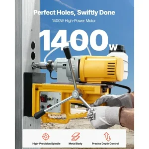 VEVOR Μαγνητικό Δράπανο 1400W 2in 0-750 RPM CLZJPDJ50MMM8SYP4V2 - Image 2