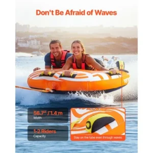 VEVOR Φουσκωτό Τούμπα Θαλάσσης για 1-2 Άτομα - Ρυμουλκούμενο για Σκάφη CQTL2PDDX2R0W0X83V0 - Image 2