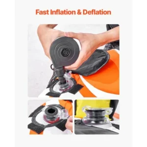 VEVOR Φουσκωτό Τούμπα Θαλάσσης για 1-2 Άτομα - Ρυμουλκούμενο για Σκάφη CQTL2PDDX2R0W0X83V0 - Image 3