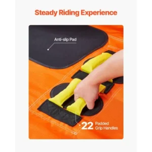 VEVOR Φουσκωτό Τούμπα Θαλάσσης για 1-4 Άτομα - Ρυμουλκούμενο για Σκάφη CQTL2SFDX4R0TI58EV0 - Image 4