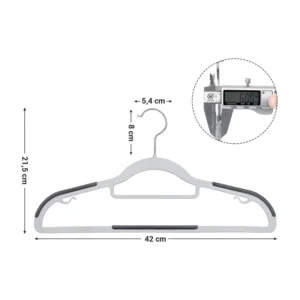 Σετ Αντιολισθητικές Κρεμάστρες Ρούχων 30 τμχ Songmics CRP20G30 - Image 2