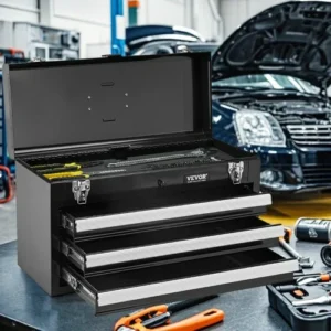 VEVOR Φορητή Μεταλλική Εργαλειοθήκη 20.5 ιντσών με 3 Συρτάρια Οργάνωσης Εργαλείων CTSBXSGJX20ICW9DQV0 - Image 7