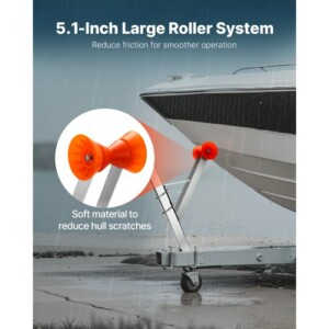 VEVOR Βάση Βαρούλκου Βάρκας με Ρολό για Ποστ 51-76 mm CYJPZJZJZ000FYDBP001V0 - Image 3