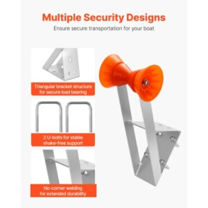 VEVOR Βάση Βαρούλκου Βάρκας με Ρολό για Ποστ 51-76 mm CYJPZJZJZ000FYDBP001V0 - Image 4