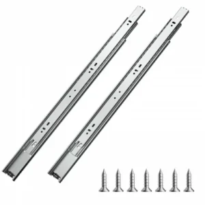 VEVOR Συρόμενοι Οδηγοί Ντουλαπιού Πλευρικής Τοποθέτησης 18 ιντσών 10 Ζεύγη 100 Λίβρες Αντικατάσταση CZCJCTDG100LPFFRWV0