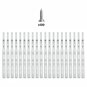 VEVOR Συρόμενοι Οδηγοί Ντουλαπιού Πλευρικής Τοποθέτησης 18 ιντσών 10 Ζεύγη 100 Λίβρες Αντικατάσταση CZCJCTDG100LPFFRWV0 - Image 8