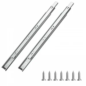 VEVOR Συρόμενοι Οδηγοί Ντουλαπιών Πλευρικής Τοποθέτησης 20 ιντσών 10 Ζεύγη 100 Λίβρες Αντικατάσταση CZCJCTDG100LPZMLNV0