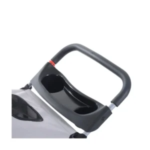 Καρότσι Μεταφοράς Κατοικιδίου 75 x 45 x 97 cm Χρώματος Γκρι PawHut D00-041GY - Image 3