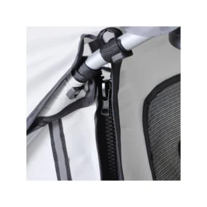 Καρότσι Μεταφοράς Κατοικιδίου 75 x 45 x 97 cm Χρώματος Γκρι PawHut D00-041GY - Image 4