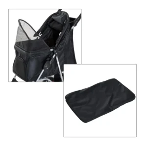 Καρότσι Μεταφοράς Κατοικιδίου 77 x 47 x 101 cm PawHut D00-083BK - Image 4