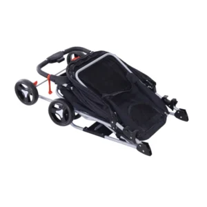 Καρότσι Μεταφοράς Κατοικιδίου 77 x 47 x 101 cm PawHut D00-083BK - Image 5