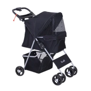 Καρότσι Μεταφοράς Κατοικιδίου 77 x 47 x 101 cm PawHut D00-083BK - Image 8