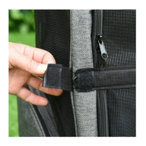 Σακίδιο Πλάτης - Τρόλεϊ Μεταφοράς Κατοικίδιων 42 x 25 x 55 cm PawHut D00-136GY - Image 5