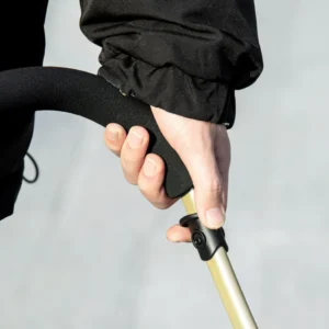 PawHut Πτυσσόμενο καρότσι σκύλου με αποσπώμενη θήκη και κουβούκλιο, 82x49,5x98cm, Μαύρο D00-166V00BK - Image 7