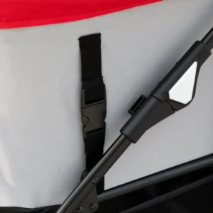 Πτυσσόμενο Καρότσι Μεταφοράς Σκύλου 82 x 49.5 x 98 cm Χρώματος Κόκκινο PawHut D00-166V01RD - Image 7