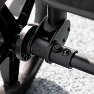 PawHut Πτυσσόμενο καρότσι σκύλου για μεσαίου μεγέθους σκύλους από ατσάλι και ύφασμα Oxford με εισόδους με φερμουάρ και δίχτυα παράθυρα, 112x65x100 cm D00-167V00CG - Image 7