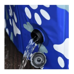 Αναδιπλούμενη Πισίνα για Σκύλους 120 x 30 cm PawHut D01-031V02 - Image 4