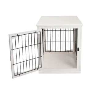 Ξύλινο Κλουβί Σκύλου με 3 Πόρτες 66 x 58.5 x 81 cm PawHut D02-040WT - Image 2