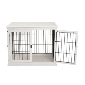 Ξύλινο Κλουβί Σκύλου με 3 Πόρτες 66 x 58.5 x 81 cm PawHut D02-040WT - Image 3