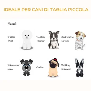 PawHut Raised Bed for Dogs and Cats in Rattan PE Small Dog bed with Dark Grey Cushion D04-189 - Image 5