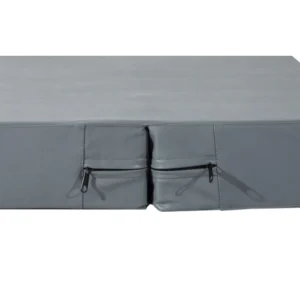 PawHut Dog Ladder Στρώμα 2 σε 1 σε PU και αφρό 45x39x20cm Γκρι D06-009GY - Image 7