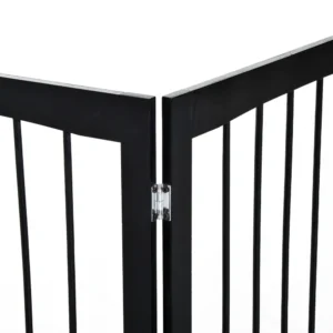 PawHut 3 Section Dog and Pet Eraser, Πτυσσόμενο διαχωριστικό ασφαλείας, 160x1,2x76cm D06-039 - Image 6