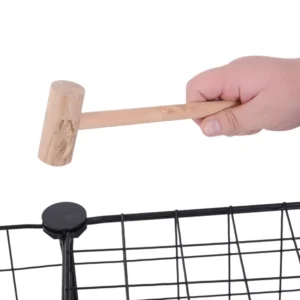 PawHut Modular Περίβλημα για Κατοικίδια Μαύρο 12 Modules 35x35cm D06-055 - Image 7